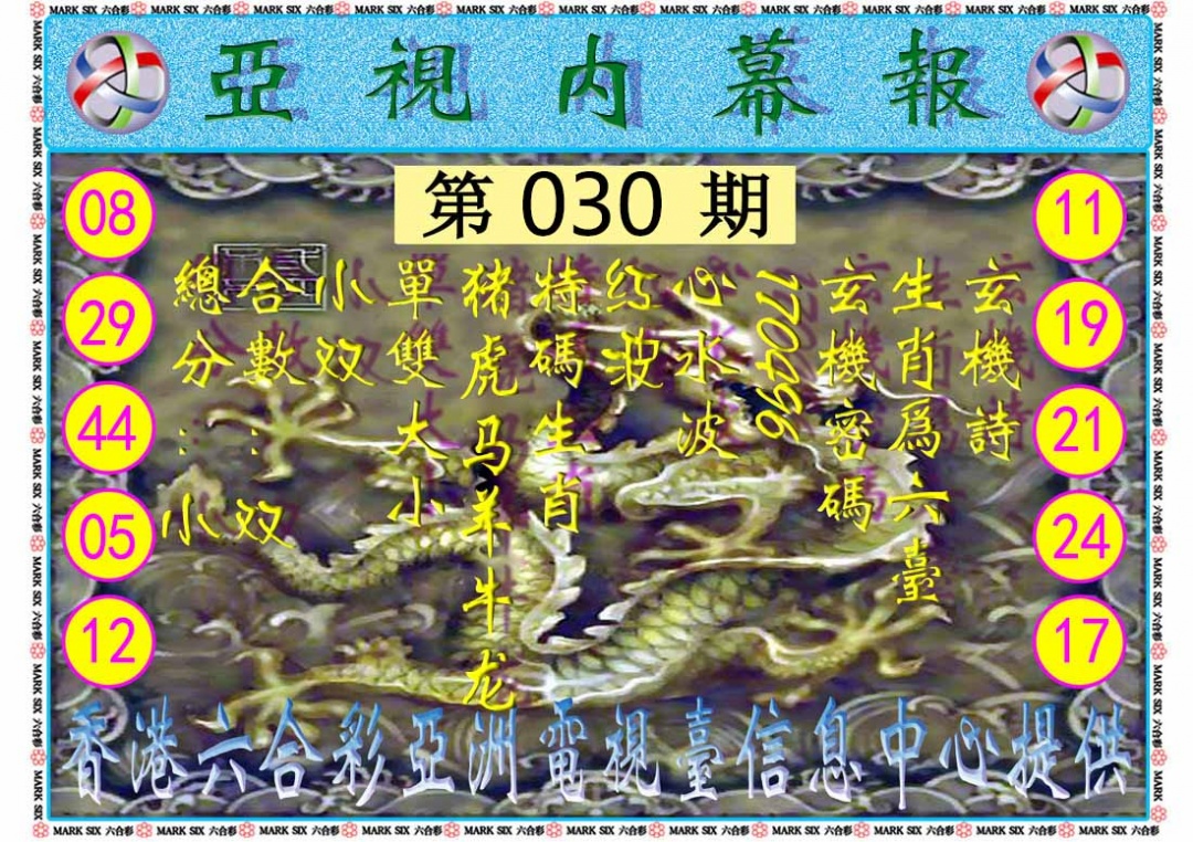 030期亚视内幕报[图]