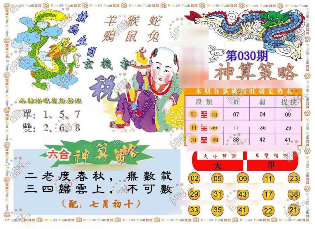 030期神算策略[图]