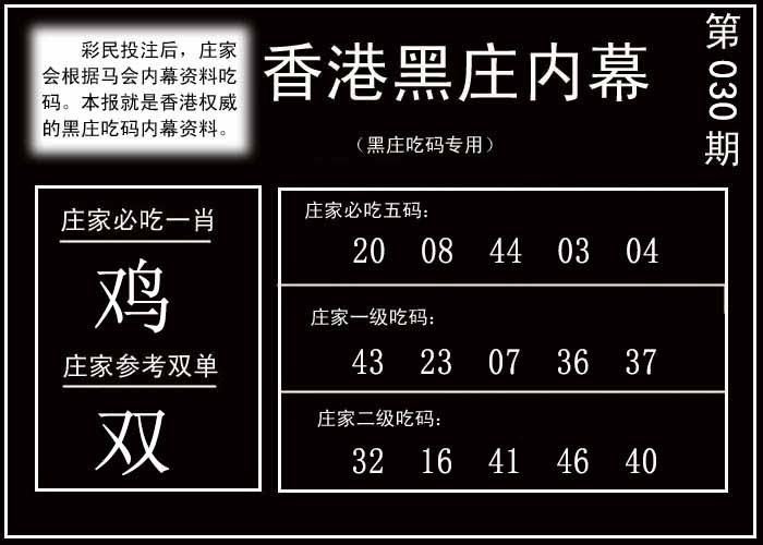 030期香港黑庄内幕[图]